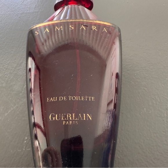 Samsara Eau De Toilette Guerlain Paris Red Bottle 3.4 FL OZ Made in France 1/2 - Picture 1 of 14